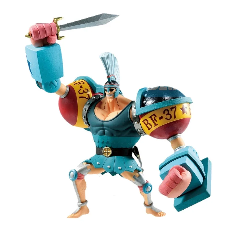 

Bandai One Piece Anime 20cm Action Figures FRANKY Collection Ornaments PVC Model Toy Doll Gifts for Children