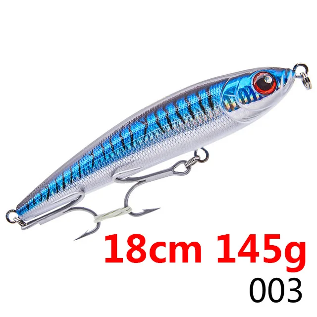 18003 Hunthouse GT stickbait Тонущая приманка карандаш морская жесткая приманка для рыбалки Троллинг приманка Тунец Морская рыбалка Япония крюк Сделано noeby - Цвет: 18003