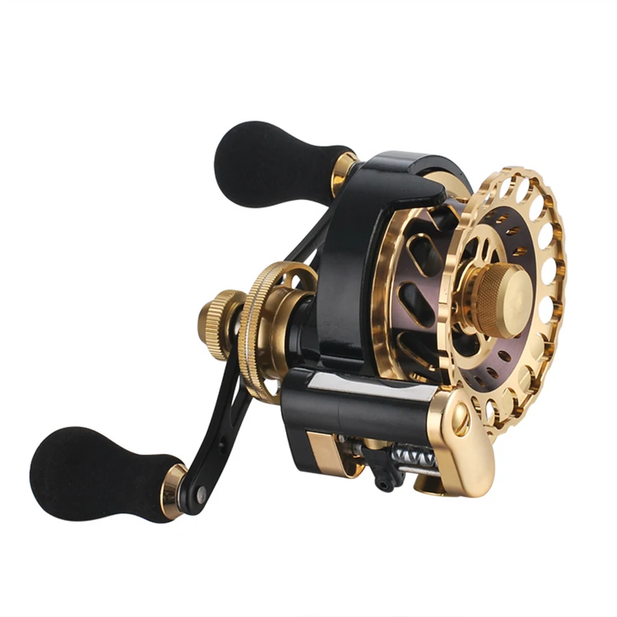 

Ice Saltwater Fishing Reel Carp Handle Marine Sport Automatic Wiring Spinning Reel Mechanical Brake Peche Fishing Tools ZZ50DL