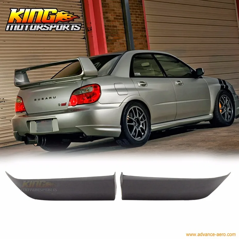 Сплиттер для губ Subaru Impreza WRX valance Spats задний бампер черный ПУ подходит 2006