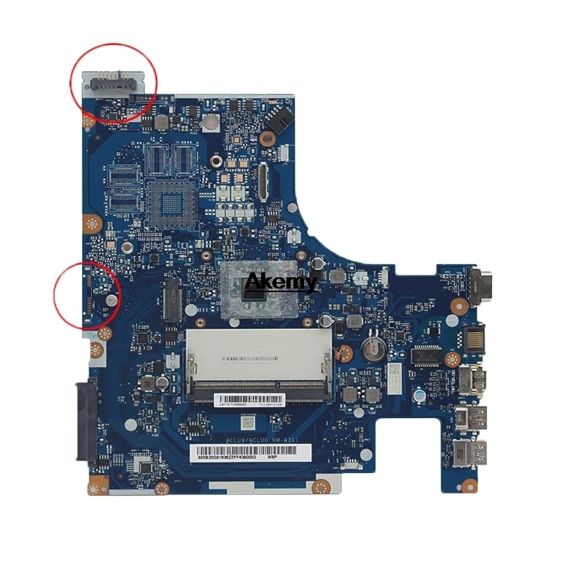 Совершенно новая ACLU9 / ACLU0 NM-A311 материнская плата для For Lenovo G50 G50-30 ноутбука с ЦП (для