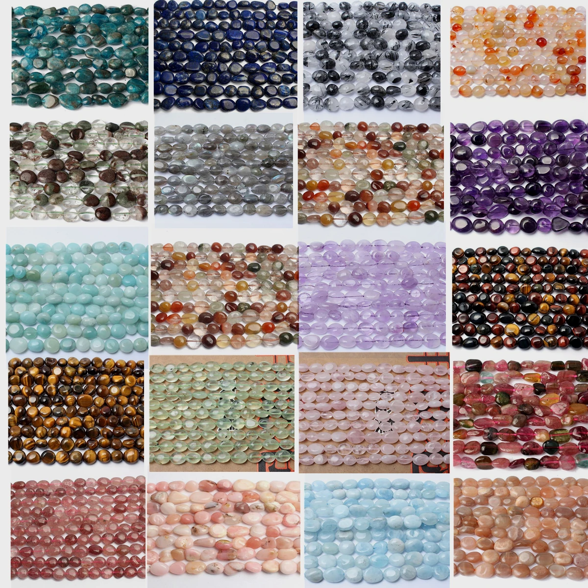 

6-8mm Natural Irregular Apatite Kyanite Gemstone Chips Beads Jewelry Making 15''