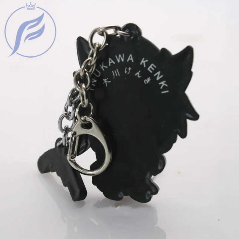 200pcs/5cm Hot Selling Souvenir Promotion 3d Pvc Keychain/silicone Key Chain/custom Soft Keychains |