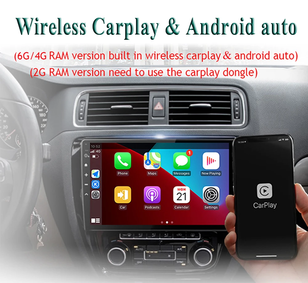 Android 11 для Toyota Sienna 3 XL30 2014 - 2020 навигация GPS аудио Авторадио Carplay Авто Радио Видео