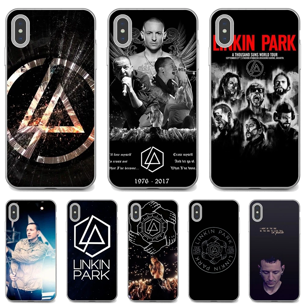 Мягкие чехлы из ТПУ для Samsung Galaxy S7 S8 S9 S10E S20 FE Note 10 20 Edge Lite Plus Ultra Linkin Park Chester