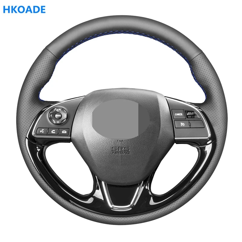 Чехол на руль автомобиля из мягкой искусственной кожи для Mitsubishi ASX Outlander Mirage 2016 2019