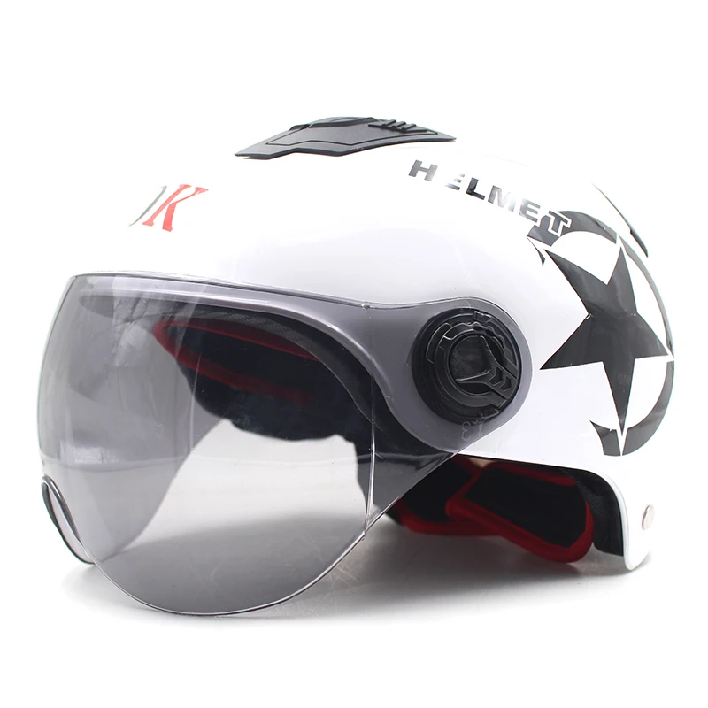 Мотоциклетный шлем велосипедная бейсболка с открытым лицом защита от УФ лучей