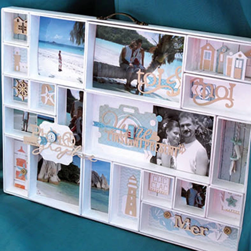 Специальные французские слова фотографические буквы квадратная рамка