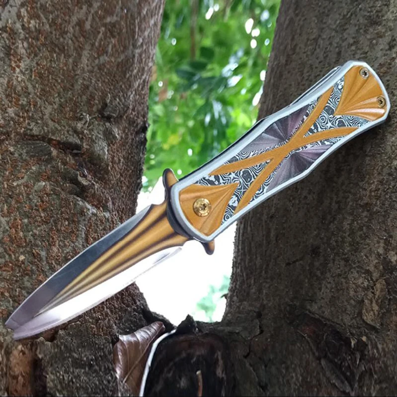 17 см карманный нож 3D классный наконечник гироскоп тактические ножи для выживания