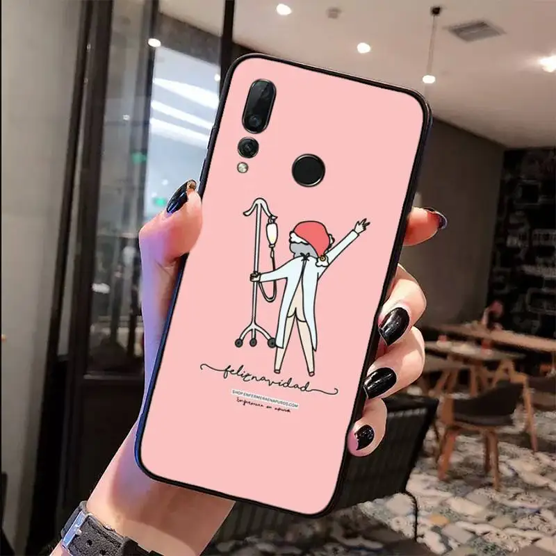 

Spain Medicine Doctor Nurse Phone Case For Huawei Honor view 7a5.45inch 7c5.7inch 8x 8a 8c 9 9x 10 20 10i 20i lite pro