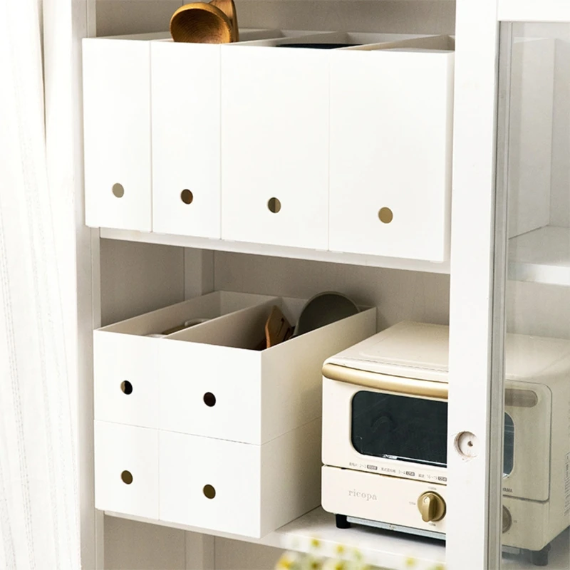 

Magazine File Holder Case Large Capacity Condiment Bottles Organizer Holder Rack