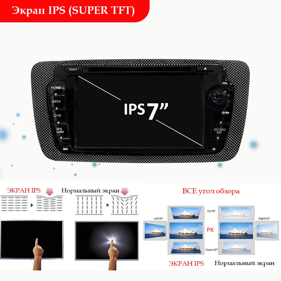 4G 64G Android 9,0 2 din Автомобильный мультимедийный dvd-плеер стерео для сиденья Ibiza Авто Радио fm gps навигация wifi руль BT DAB