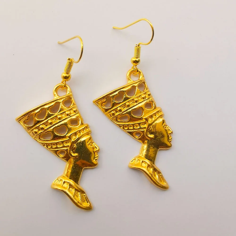 Женские дизайнерские Висячие серьги золотые подвески в стиле египетской