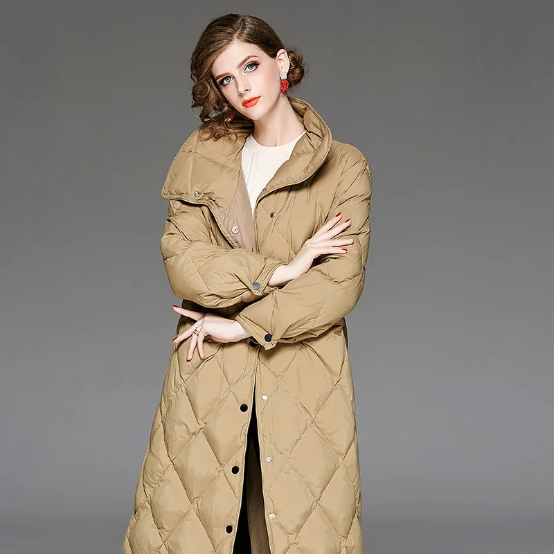 

2021 New Winter Women White Duck Down Jackets Coats Fashion High Quality Ladies Down Jackets