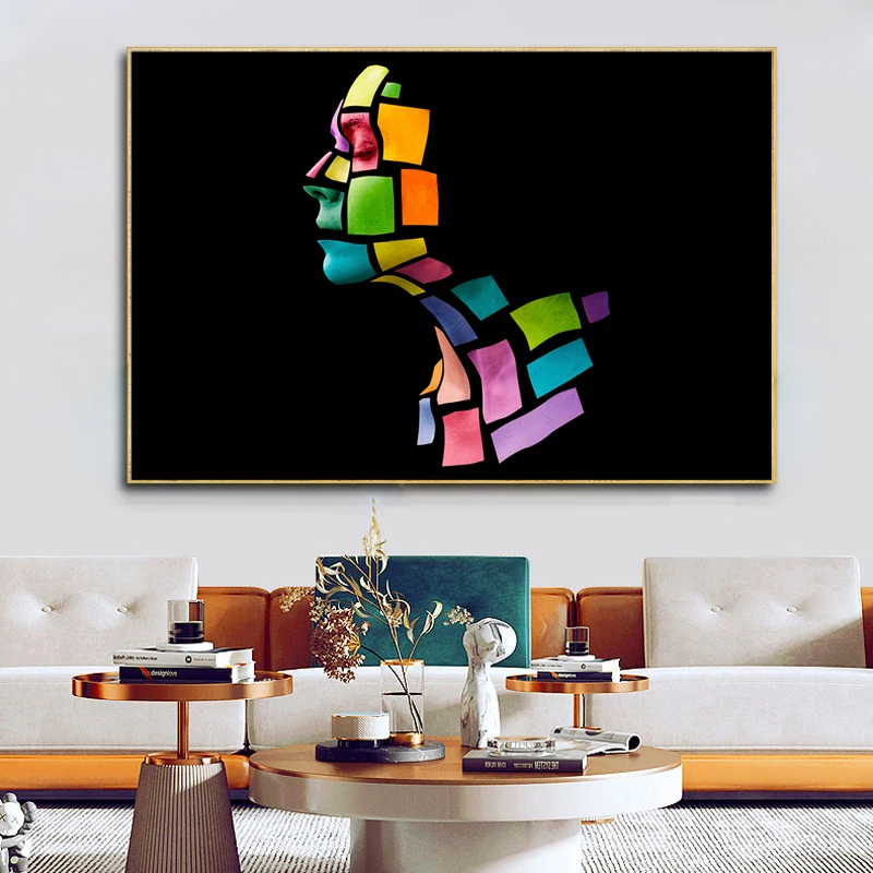 

Modern Figure Statue Poster Canvas Painting Abstract Woman Statue and Prints Wall Art Picture for Living Room Home Decoration
