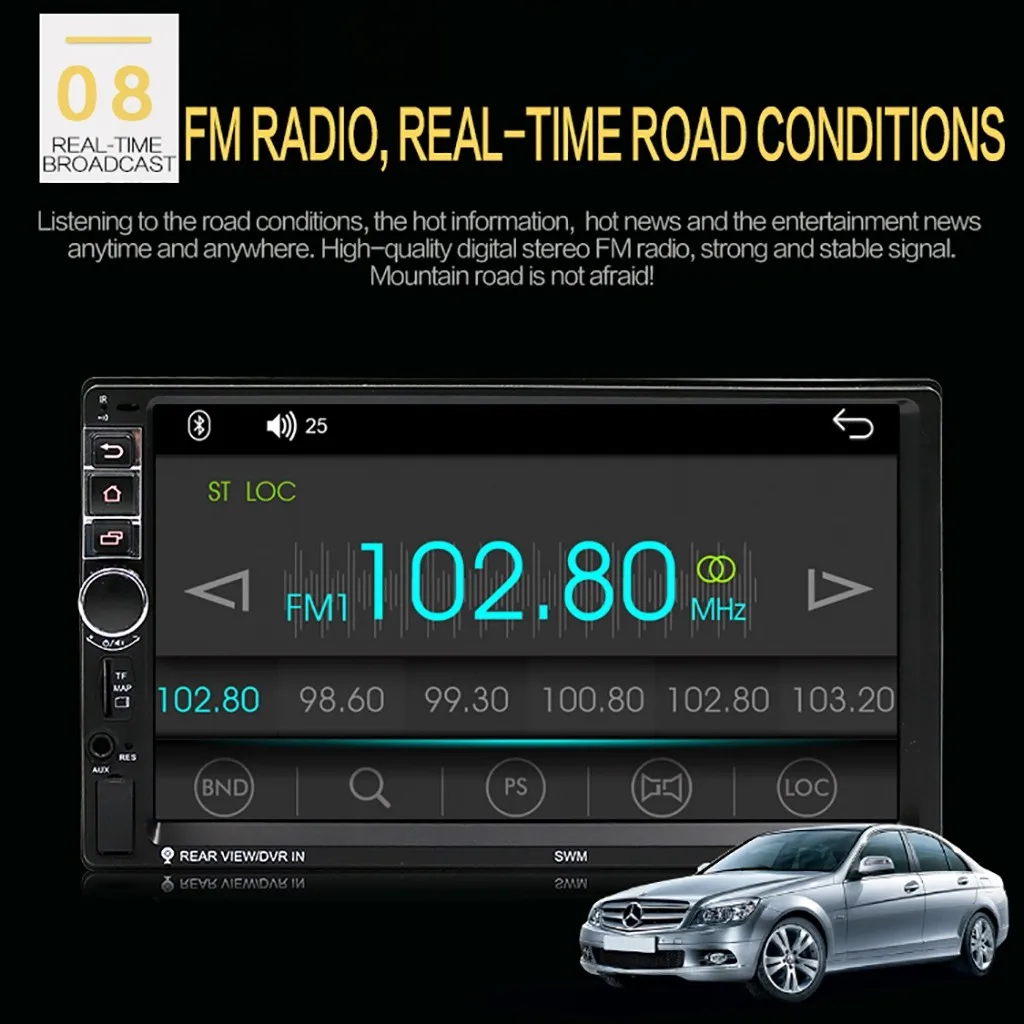 В продаже Многофункциональный Swm-8802 7 дюймовый Hd Автомобильный плеер Android Системы Wi-Fi Bt мультимедиа автомобильный Fm стерео Gps Mtk с четырёхъядерным процессором# P20