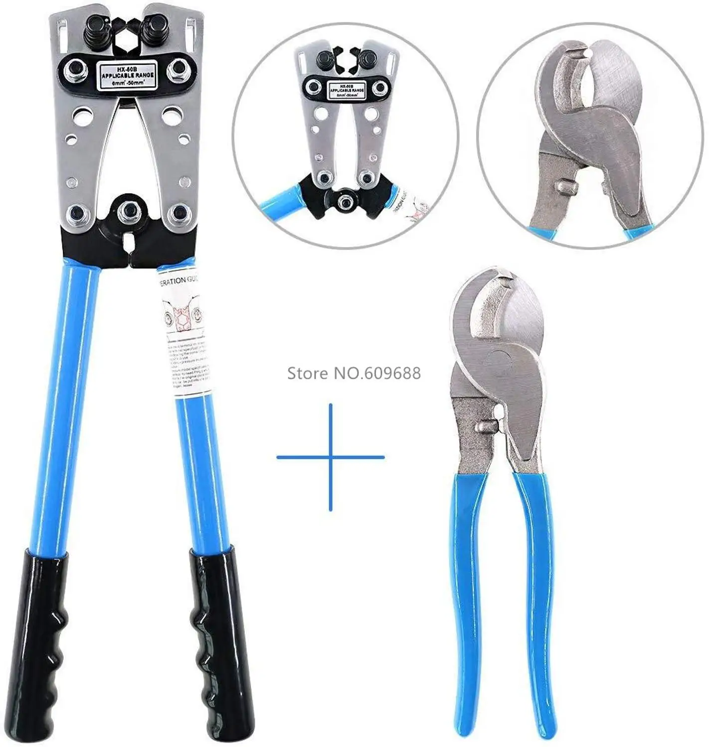 Обжимные Щипцы IWISS для проводов диаметром 6 50 мм2|crimping tool|crimping plierstools for |