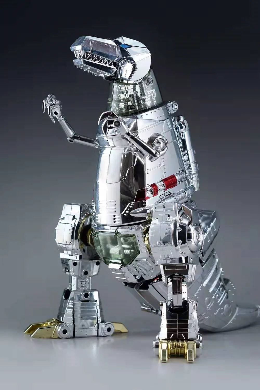 MP08 Гримлок трансформация MP-08 негабаритных гальваническим версия фигурка ко Робот Игрушки