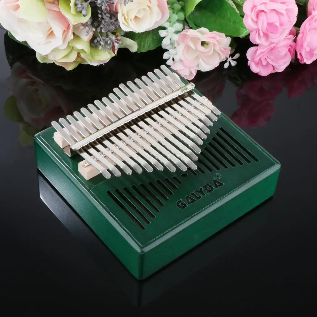 Kalimba 17 клавиш большой палец пианино красное дерево Mbira подарок с сумкой
