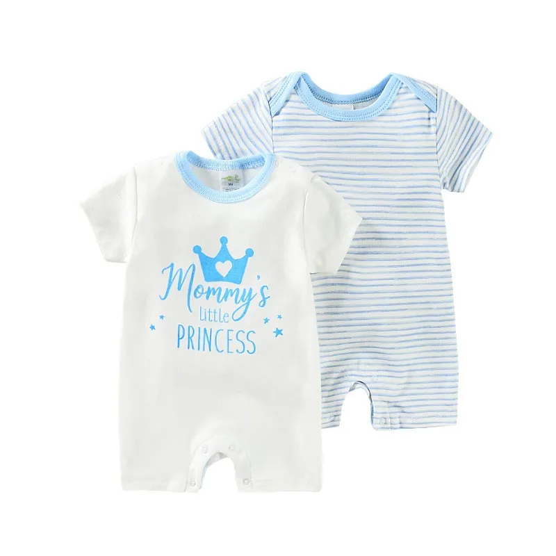 2021 New baby bodysuits 0-9M Boy&ampGirls body suits cotton short sleeves Cartoon newborn clothes | Детская одежда и обувь