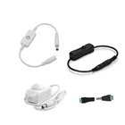 Сенсорный светодиодный диммер переключатель Яркость настроить контроллер для 3528 5050 5730 5630 один Цвет полосы светильник ACDC 12V 24V черныйбелый