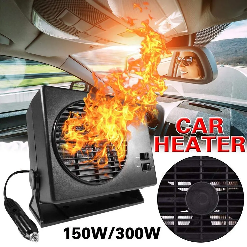 Демистер лобового стекла портативный Электрический вентилятор и обогреватель 2
