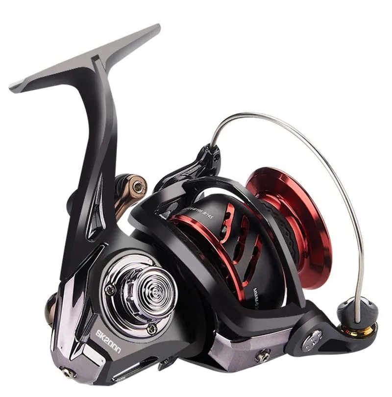 

Deukio Spinning Reels Saltwater Fishing Metal Spool 2000-7000 Fish Reels 5.7:1 Drag fishing Wheel Coil Feeder Carp Fishing reels