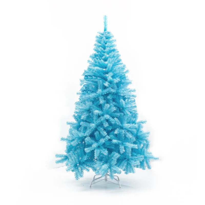 

New Blue Christmas Tree Package Encrypted Luminous Decoration Set Hotel Shopping Mall Household 1.5/1.8 Scene Layout Plants