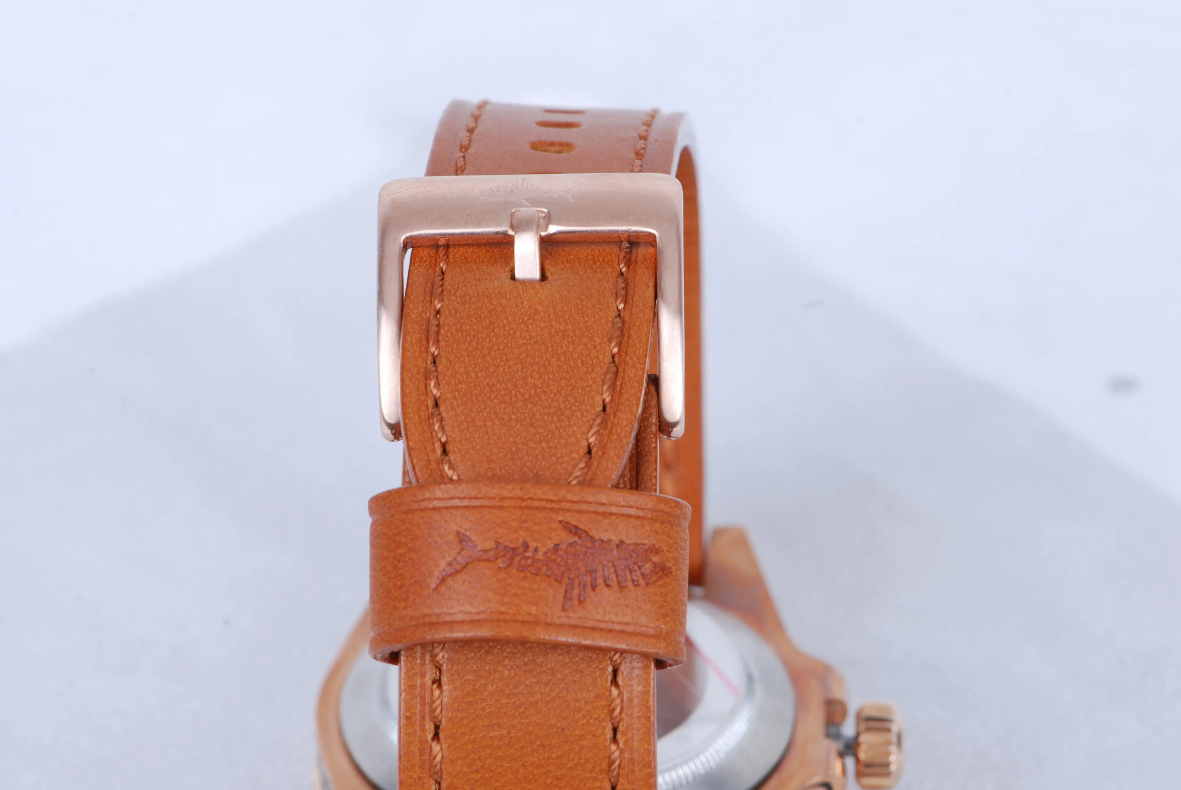 Мужские часы HEIMDALLR из водолазной бронзы сапфировые 40 мм с зеленым циферблатом 30