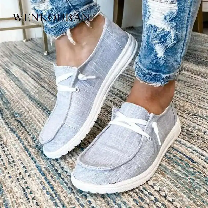 Women Vulcanize Shoes Summer Sneakers Ladies Casual Flat Trainers Fashion Canvas Tenis Feminino 2020 | Обувь