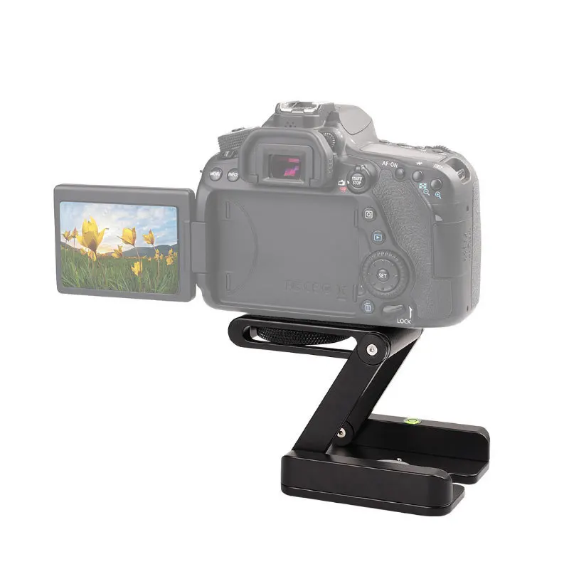 Z Type SLR/ Micro-Single Folding Tripod Head Release Plate Tilt Heads Desktop Camera Stand Holder For Canon Nikon Sony | Электроника