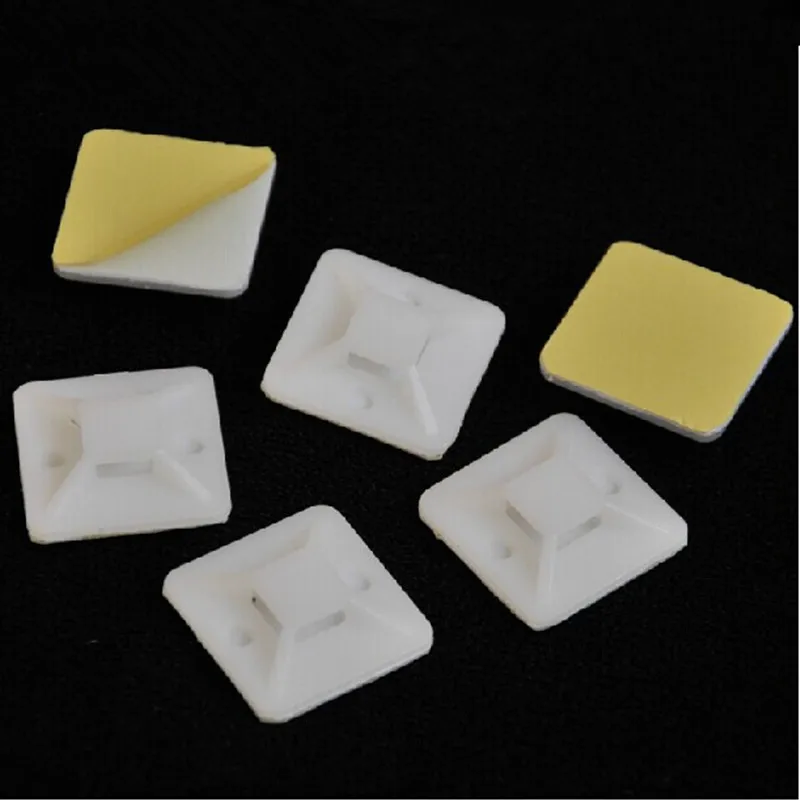 20*20 мм крепления на клейкой основе для кабельных стяжек держатели проволочных