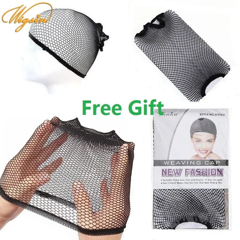 

WIGSIN Long Wave Curly Natural Synthetic Wigs Medium Style Black Gradient Gray Wigs For Women