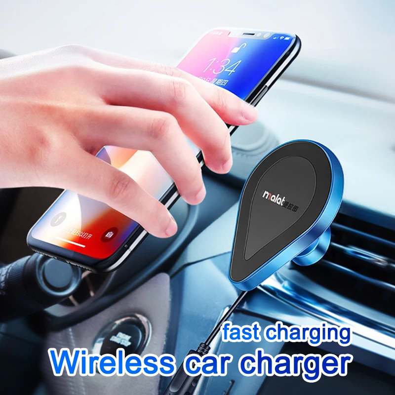 Мобильное Беспроводное зарядное устройство с магнитной присоской беспроводной