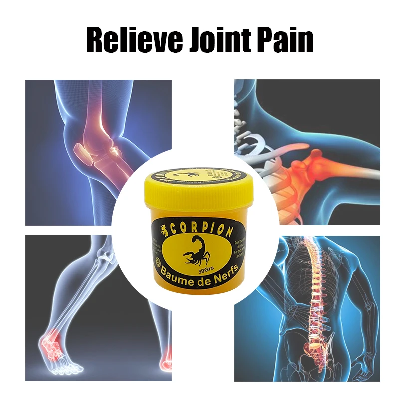 30g Scorpion Venom Medical Plaster Pain Relief Ointment For Joint Back Knee Rheumatism Arthritis Muscle Strain Massager Cream | Красота и