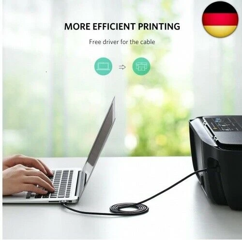 UGREEN Druckerkabel 5 м Scannerkabel USB B Kabel A auf Drucker (5 м)|Кабели| |