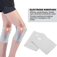 conductive knee sleeve electrode kneepads for tens machine physiotherapy instrument knee physiotherapy healthy care massage unit