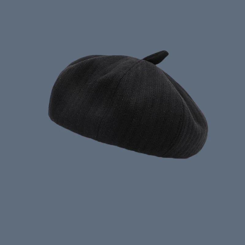 Women French Style Beret 1940'S Vintage Elegant Classic Tweed Wool Artist Beanie Traditions Womens Hat London Outdoor Cap Beanie