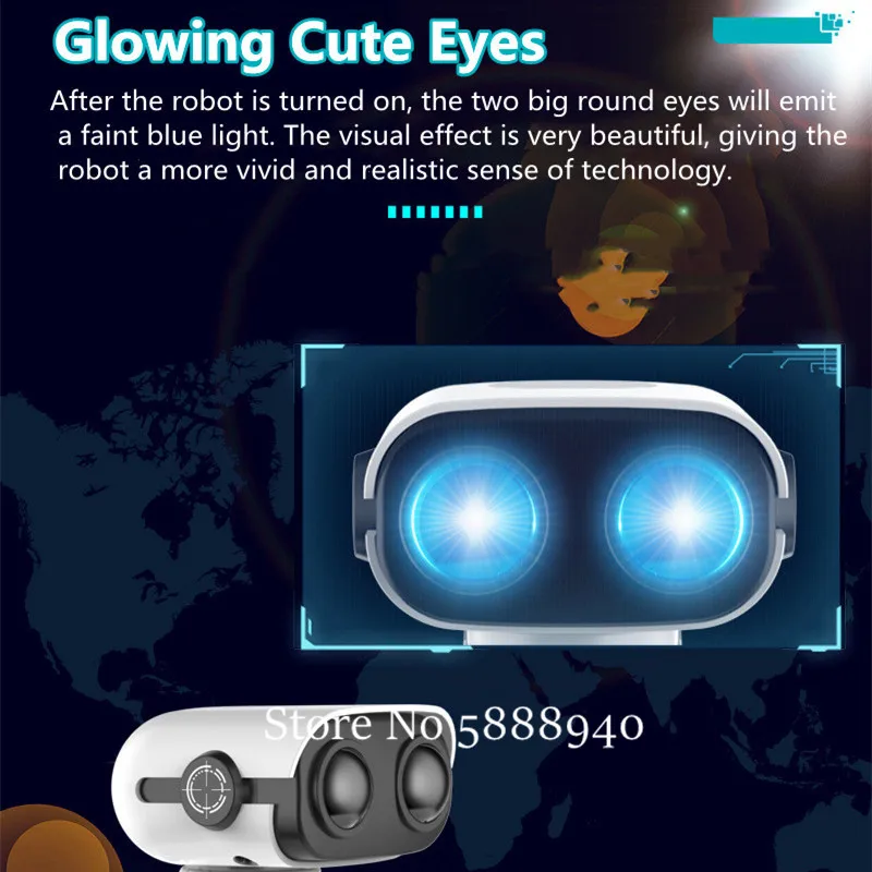 Автоматический демонстрационный робот на гусеничном ходу с дистанционным