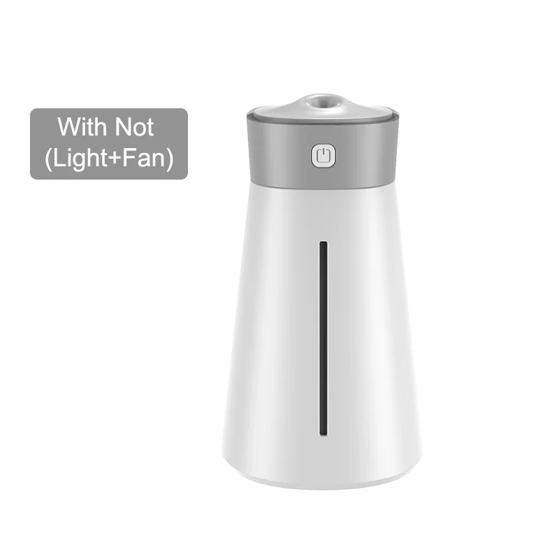 White 1 Baseus увлажнитель воздуха диффузор Difusor Humidificador для дома и офиса автомобильный Ароматический диффузор увлажнитель воздуха с цветным вентилятором светильник - Цвет: White 1
