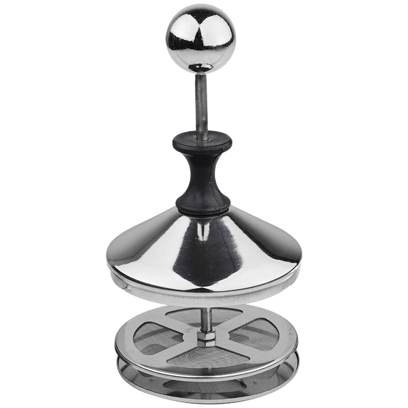 Вспениватель для молока из нержавеющей стали 400 мл кружки с двойной сеткой