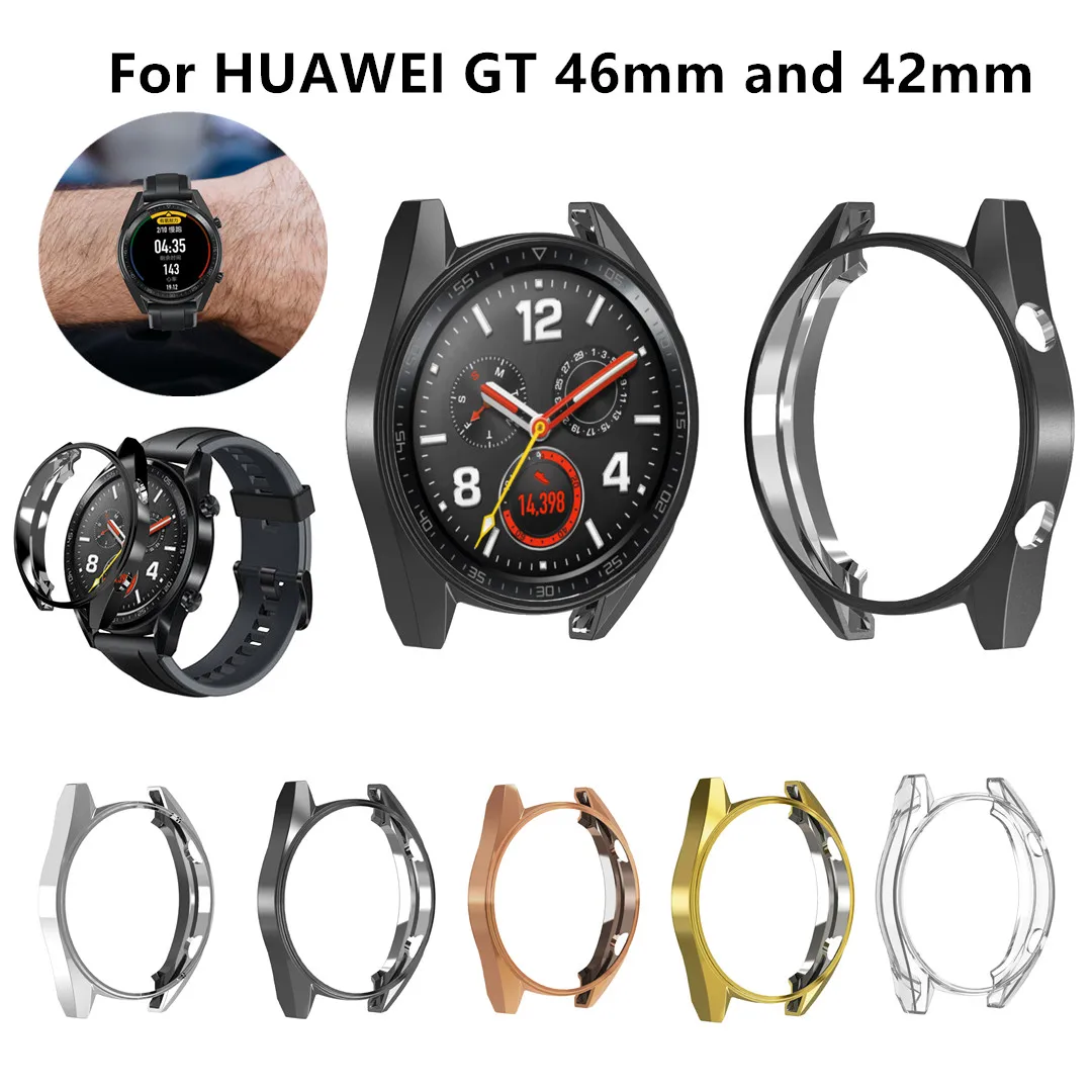 Новый тонкий термополиуретановый чехол для замены huawei Watch GT 46 мм защитный рамка