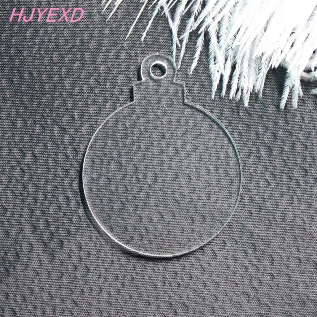 Светящиеся рождественские украшения 76 мм/101 мм брелоки с розовым зеркалом шарики