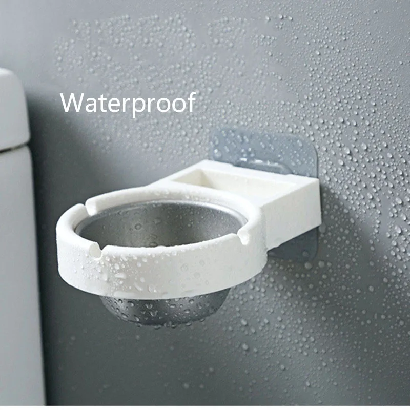 Пепельница из нержавеющей стали для ванной комнаты настенная пепельница мусора