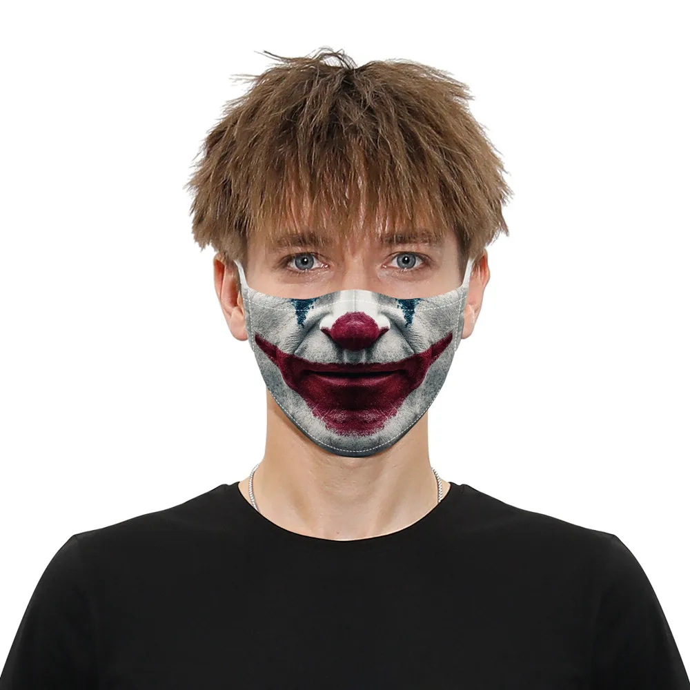 Jack Napier Eric Border Arthur Fleck Cosplay Face Mask Adult Dust Protection Masks Prop | Аксессуары для одежды