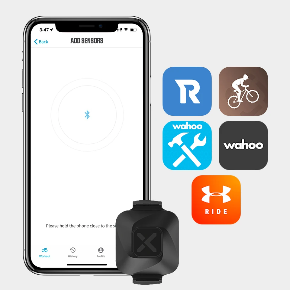 Велокомпьютер XOSS устройство для измерения скорости и частоты вращения педалей с