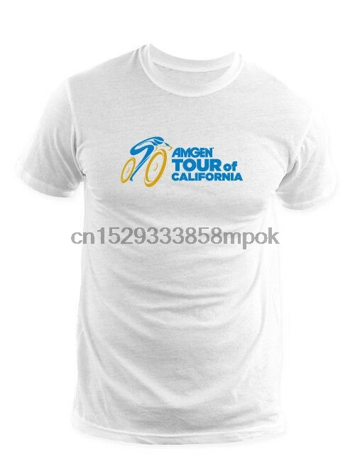 Футболка AMGEN TOUR OF CALIFORNIA белая футболка для команды велосипедный Чемпионат