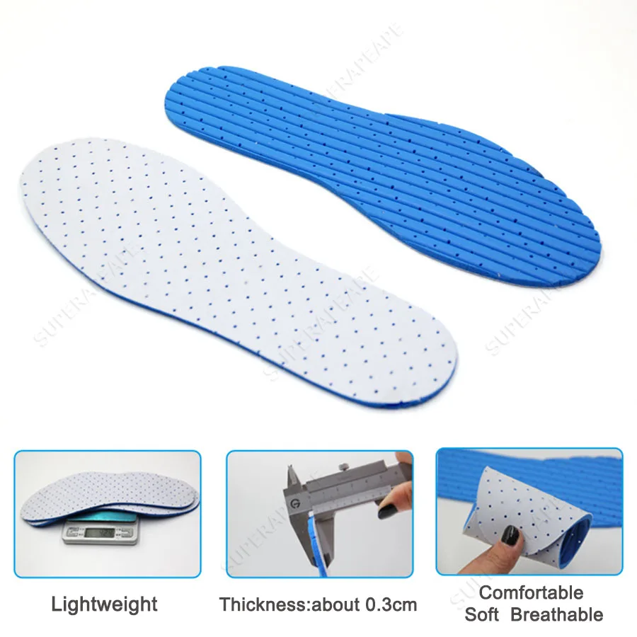 Впитывающие пот дышащие дезодорирующие стельки из материала стрейч Подошвенный