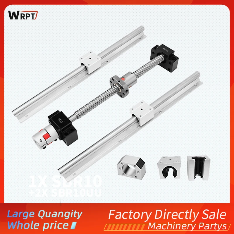 SFU1605 шариковый винт любой длины + BKBF12/ekef12/fkff12 концевой опорный блок + 1605 гайка Корпус + SBR16 линейный рельс Поддержка + SBR16UU для xyz