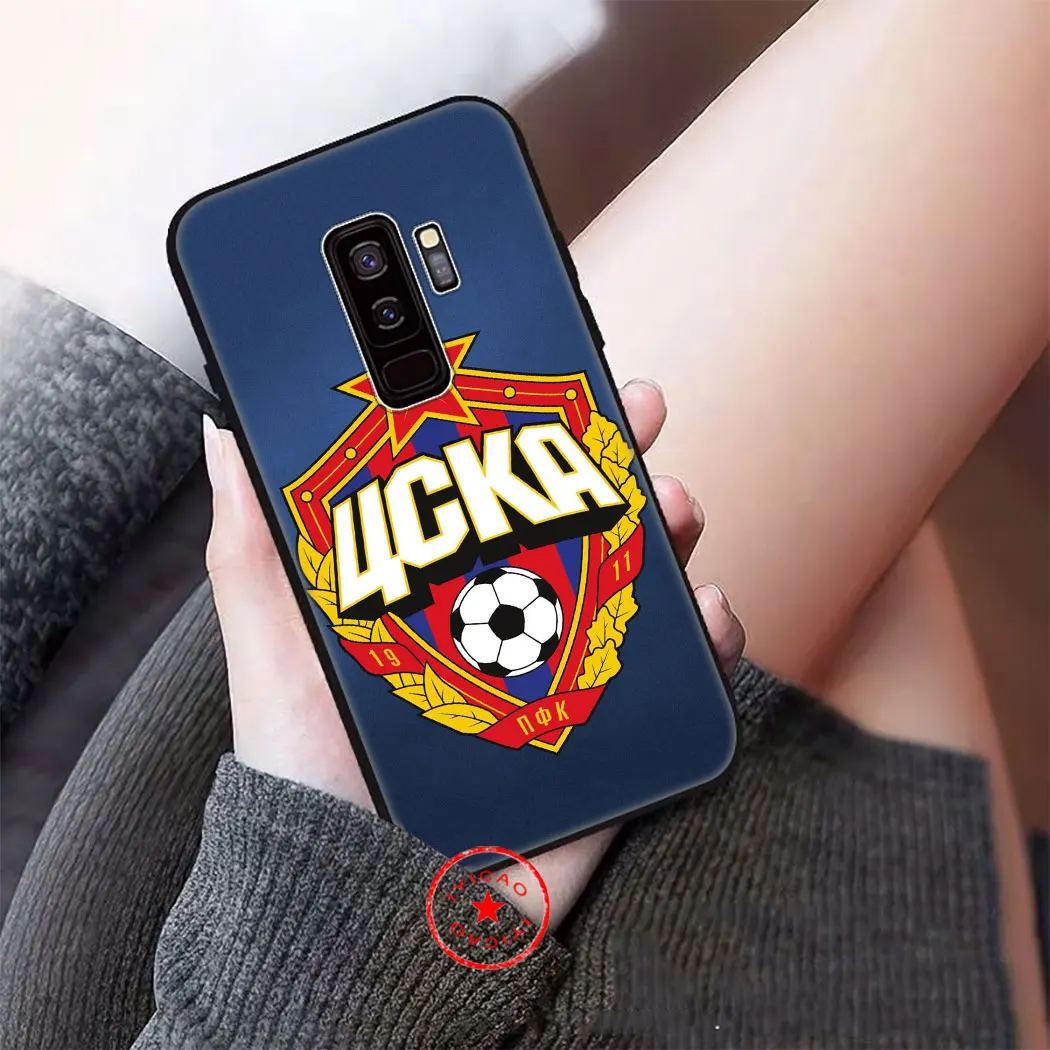 Мягкий силиконовый чехол PFC CSKA для Samsung Galaxy S20 S10 S9 S8 Plus Lite Ultra S6 S7 Edge S10e|Бамперы| |